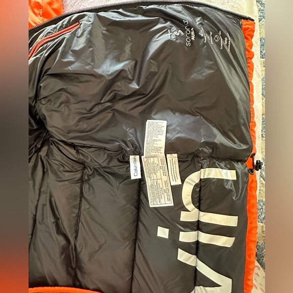 Calvin Klein PUFFER JACKET - Winter Jacket - Coral orange/Coral … - Picture 16 of 16